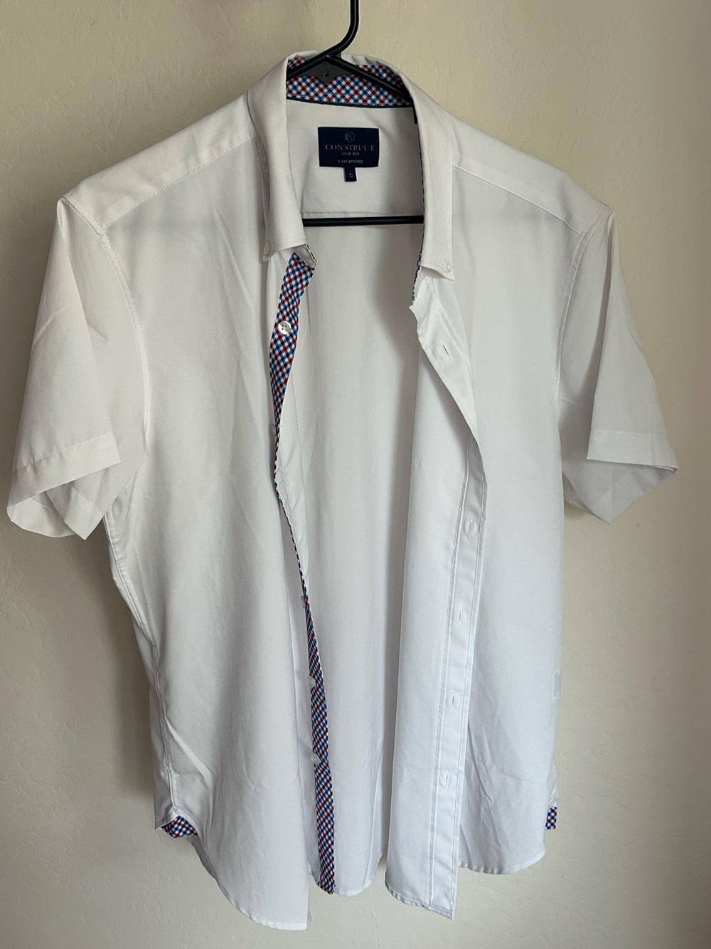 White Short-Sleeve Dress Shirt